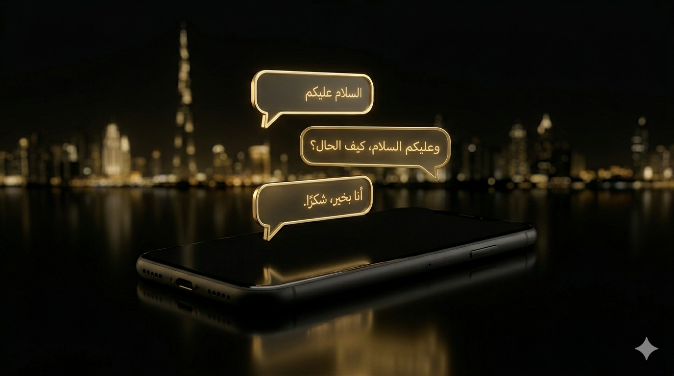 Arabic WhatsApp chatbot for UAE businesses handling Gulf dialect conversations